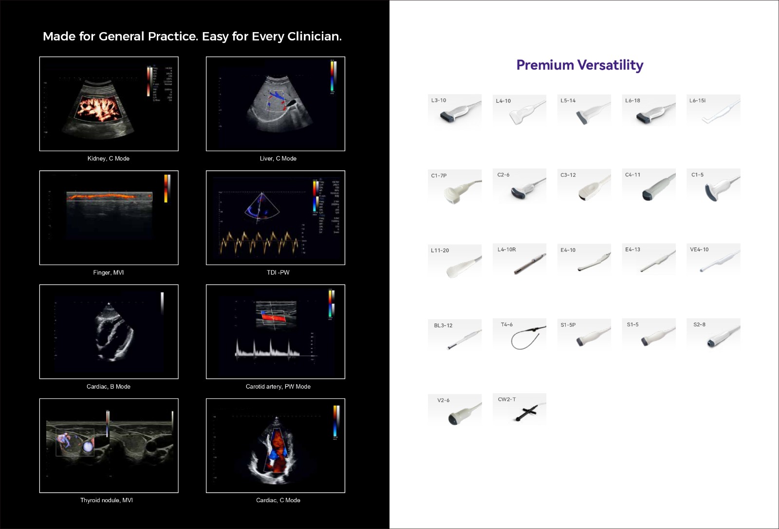 SonoPort 8 VET – Premium Image Quality & Probes